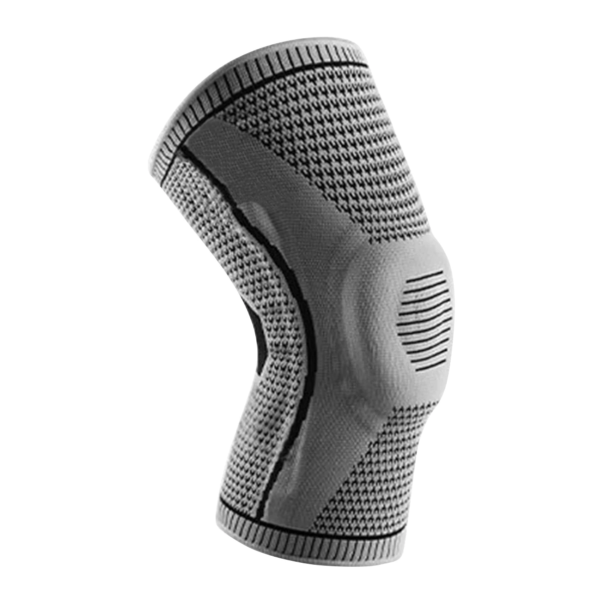MONKIKA knee compression sleeve worn for the morning walk